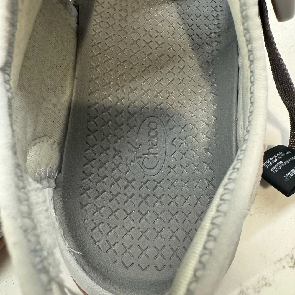 Chaco Odyssey‎ Closed Toe Hiking Sandals Women 10 Gray Purple Trail Water Shoes